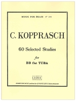 チューバ教本　コプラッシュ：60の練習曲選集（Rovert King版）