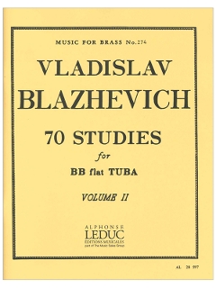 チューバ教本 ブラゼヴィチ：70の練習曲 第2巻