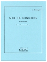 クラリネット楽譜メサージェ：コンクールの独奏曲